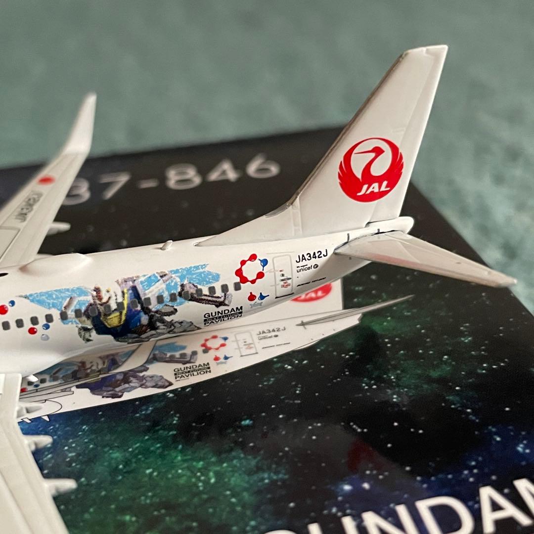 JAL 737-800 ガンダム EXPO JA342J ph 1:400