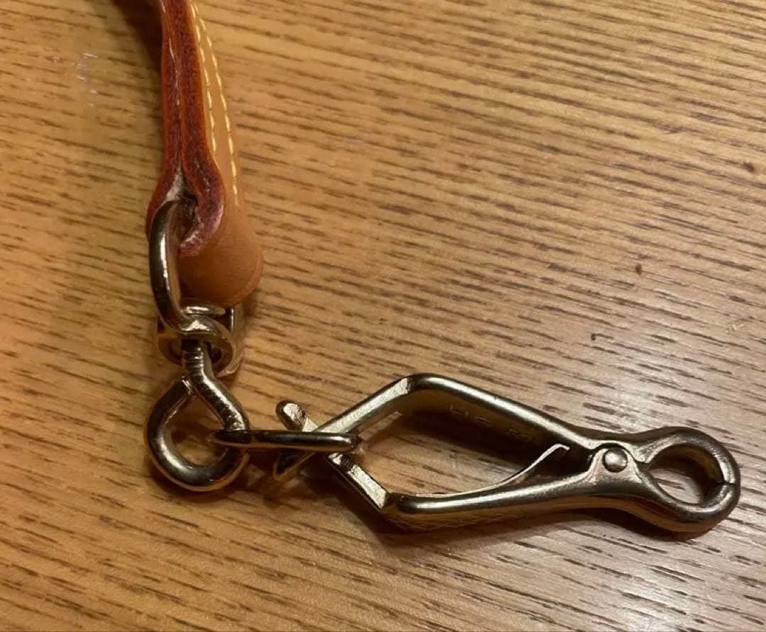 ルイ・ヴィトン　レザー製ペットリード ブラウン