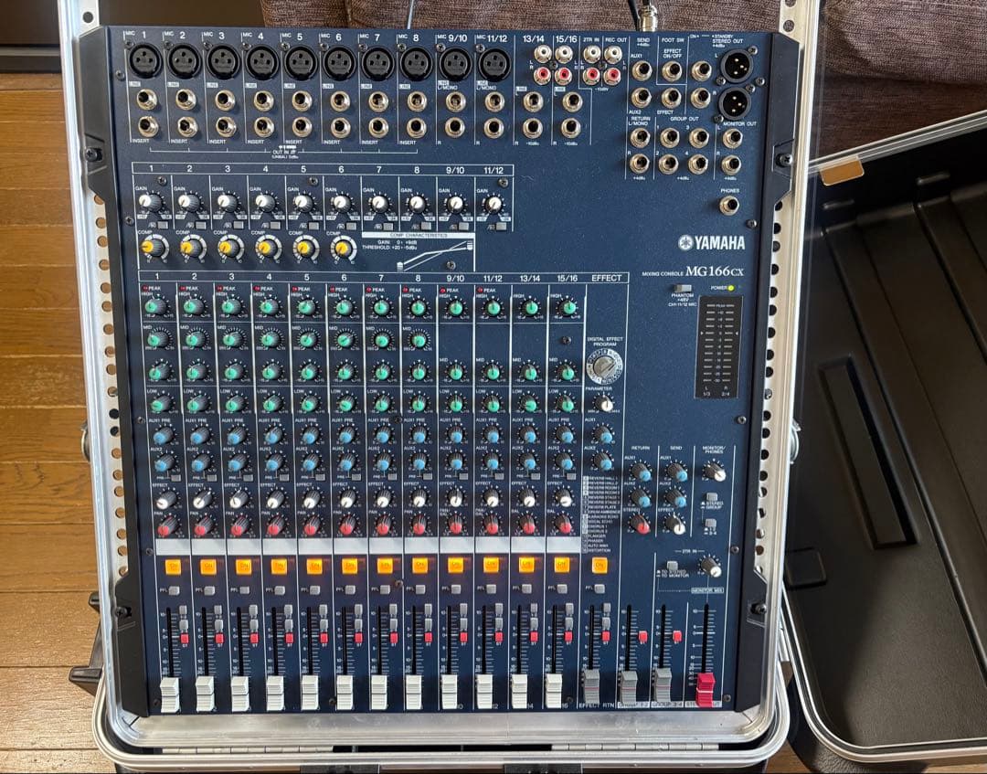 YAMAHA MG166CX 16chミキサー SKBケース付き